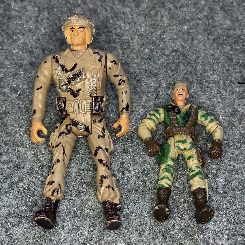Lanard The Corps Commando Force Flashbang 4" Action Figure (C) + 8” Troop Toy